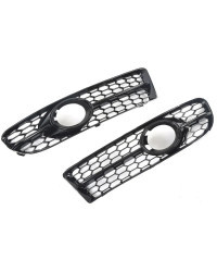 Para Audi A4 B7 S4 B7 A4 s-line 2005-2008 par de luces antiniebla delanteras cubierta de rejilla de lámpara antiniebla inferior 