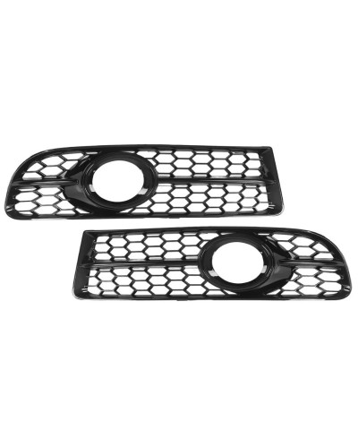 Para Audi A4 B7 S4 B7 A4 s-line 2005-2008 par de luces antiniebla delanteras cubierta de rejilla de lámpara antiniebla inferior 