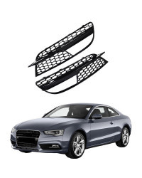 Cubierta de rejilla de luz antiniebla para parachoques delantero de coche, accesorio para Audi A5 2012 2013 2014 2015 2016, no p