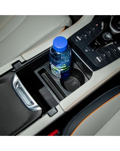 Soporte de taza de agua para coche, bandeja de monedas, estante para c