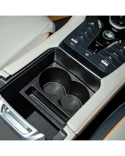 Soporte de taza de agua para coche, bandeja de monedas, estante para c