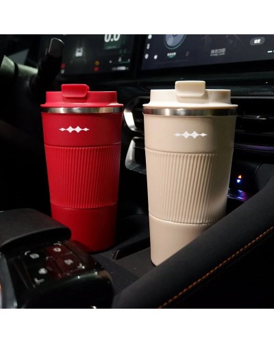 Taza Termo de acero inoxidable de 500 ML, botella de café para BYD For