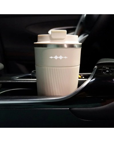 Taza Termo de acero inoxidable de 500 ML, botella de café para BYD For