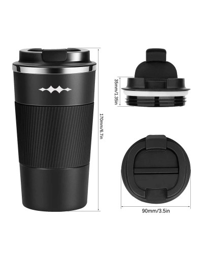 Taza Termo de acero inoxidable de 500 ML, botella de café para BYD For