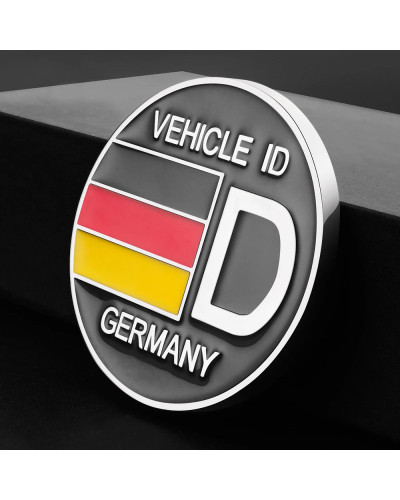 Etiqueta engomada de la decoración del logotipo de la bandera de Alemania de la parrilla del coche para Mercedes Benz AMG, BMW, 