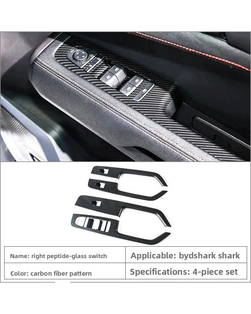 Adecuado para byd shark, panel de ajuste interior, parche embellecedor