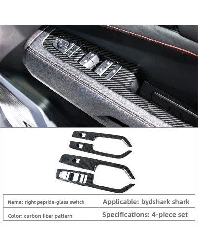 Adecuado para byd shark, panel de ajuste interior, parche embellecedor