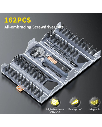 180 in 1 Precision Screwdriver Set Magnetic Drill Bits Professional Ha