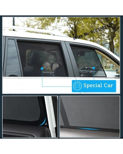 Para BYD Shark 6 2024 2025 parasol de coche protector solar de malla v