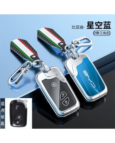 Funda para llave de coche de aleación de Zinc, soporte para llave, heb