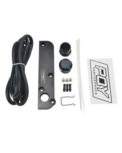 WLR RACING-Juego para eliminar la placa del motor de un coche, adaptador de PCV de renovación para motores VolkswagenVW/Audi/S