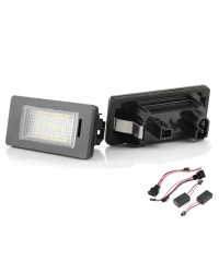 Luz LED impermeable para matrícula de coche, lámpara Canbus sin errores para Audi A1, A4, A6, A5, Q5, TT, 1 par