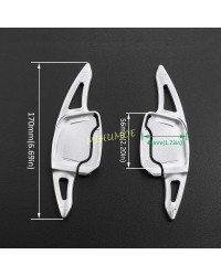 Embellecedores de extensión de palanca de cambios de volante Interior para Audi A3, A4, S4, B9, A5, A6, C8, A7, 2020, 2021, 2022