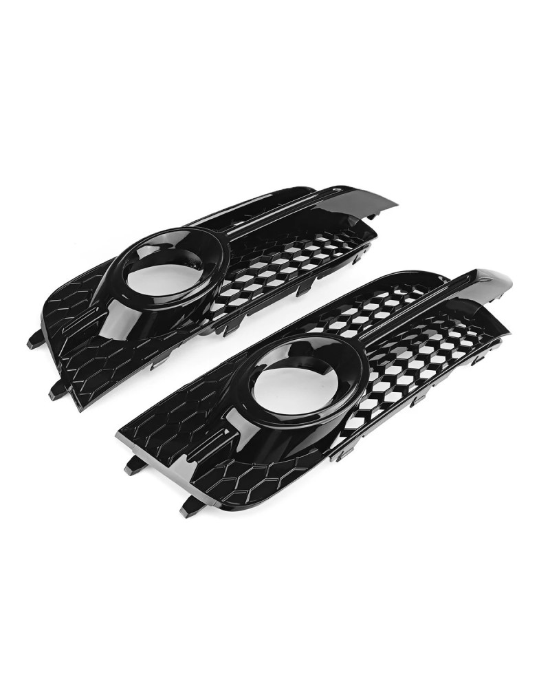 Luz antiniebla de parachoques delantero para coche Audi, lámpara de rejilla de nido de abeja, capó de luz 8X0807682B 8X0807681B,