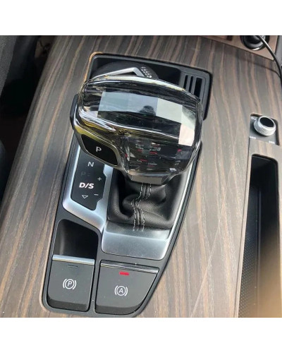 Perilla de cambio de marchas de cristal para Audi, cubierta de manija de palanca de cambios, accesorios interiores de coche, Q7,