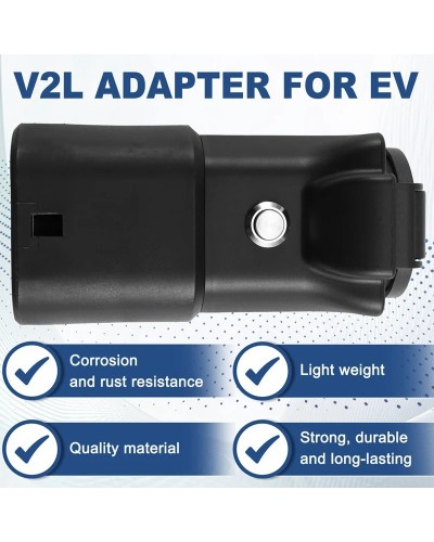 Vehículo descargador V2L para cargar para adaptador de descargador de 
