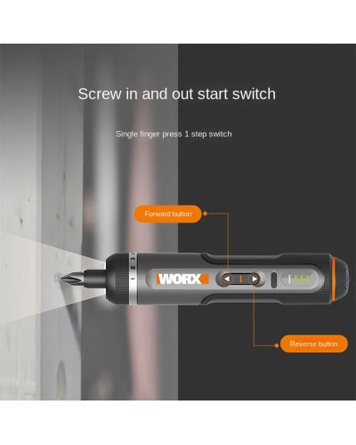 WORX WX242 Mini Electrical Screwdriver Set Smart Cordless Electric Scr