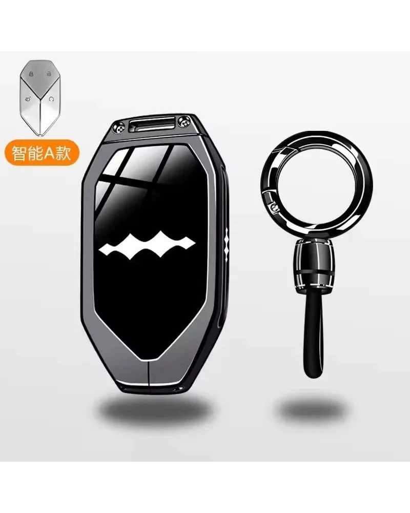 Funda para llave de coche de aleación de Zinc, soporte para llave, heb