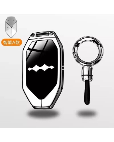 Funda para llave de coche de aleación de Zinc, soporte para llave, heb