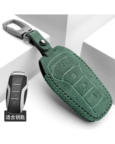 Funda de ante premium para llavero BYD Han EV, Dolphin, Qin PLUS, Song