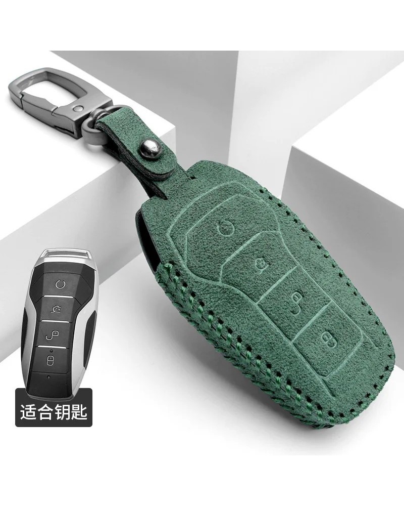 Funda de ante premium para llavero BYD Han EV, Dolphin, Qin PLUS, Song