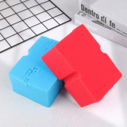 1PCS Large Cross Cut Durable Soft Foam Grid Sponge Rinseless Non Scratch Car Wash Tools Absorbent Easy Grip Car Cleaning