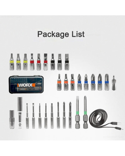 WORX WX242 Mini Electrical Screwdriver Set Smart Cordless Electric Scr