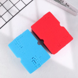 1PCS Large Cross Cut Durable Soft Foam Grid Sponge Rinseless Non Scratch Car Wash Tools Absorbent Easy Grip Car Cleaning