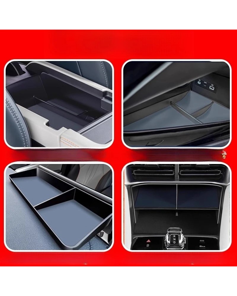 Caja de almacenamiento con reposabrazos central para BYD Song PLUS DMI