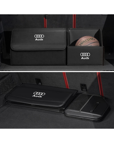 Caja de almacenamiento de maletero de coche, bolsa de Camping plegable, caja de herramientas para Audi ABT A1, A3, A4, A5, A6, A