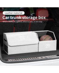 Caja de almacenamiento de maletero de coche, bolsa de Camping plegable, caja de herramientas para Audi ABT A1, A3, A4, A5, A6, A