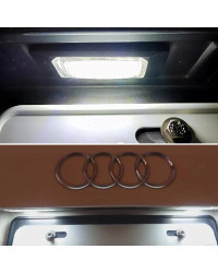 Luces LED para matrícula de Audi, 2 piezas, Q3, Q5, A1, S1, A3, A4, S4, A5, A6, S6, RS6, A7, S7, RS7, TT, Canbus, sin Error, 600