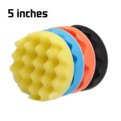 4 Pcs 3/4/5/6/7 Inch Buffing Buffer Sponge Polishing Pad Wax Polishing Kits for Polishing Watch Car Glass Polisher