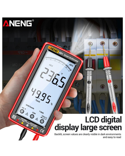 ANENG 681 Rechargable Digital Professional Multimeter Non-contact Volt