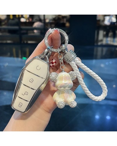 Funda de TPU suave para llave inteligente de coche, Protector sin llav