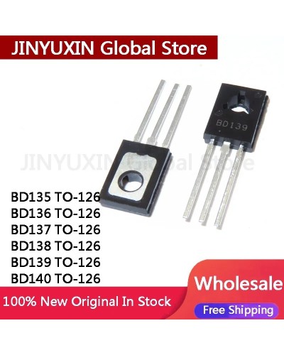 20Pcs BD132 BD135 BD136 BD137 BD138 BD139 BD140 BD235 BD236 BD237 BD23