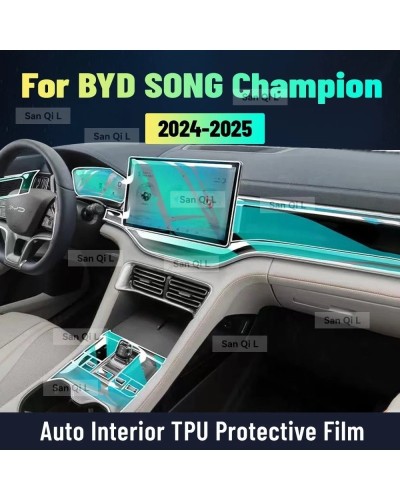 Consola central Interior de coche, película protectora de TPU para nav