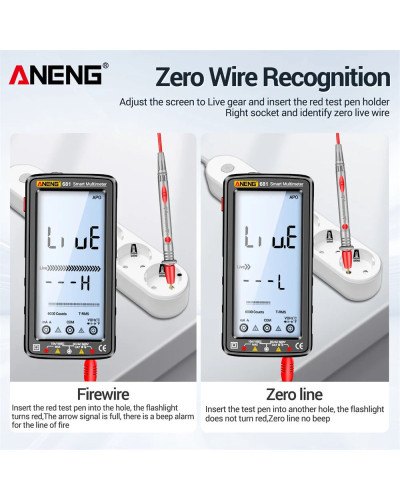 ANENG 681 Rechargable Digital Professional Multimeter Non-contact Volt