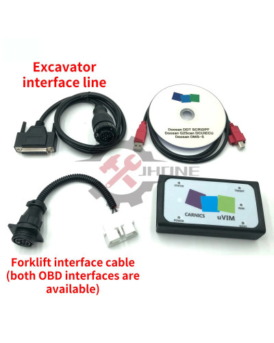 New Doosan UVIM Diagnostic Tool Excavator Forklift Engine Fault Scanne