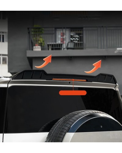 Accesorios de decoración exterior de coche, ala trasera deportiva, col