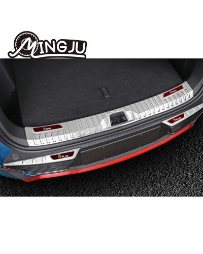 Para BYD Atto 3 Yuan Plus 2022 2023 placa protectora trasera de coche 