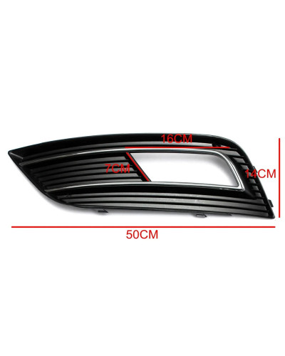 Luz antiniebla del parachoques delantero del coche, rejilla para Audi A4 B8 Quattro 2012, 2013, 2014, 2015, cubierta de lámpara,