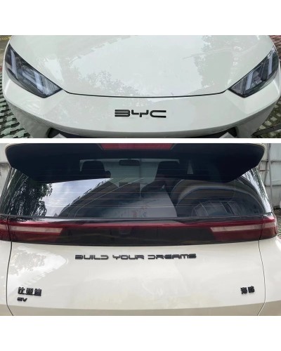Para BYD Seagull 3D ABS pegatina emblema frontal de coche insignia cal