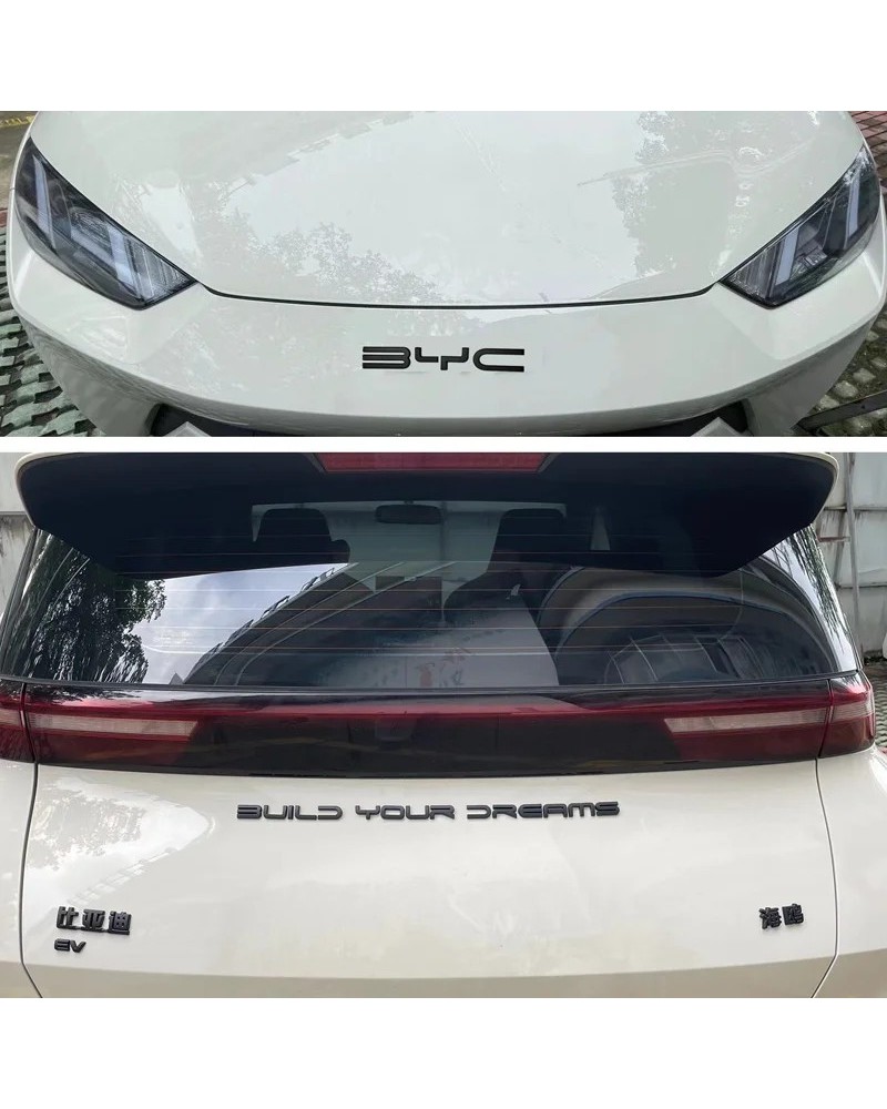 Para BYD Seagull 3D ABS pegatina emblema frontal de coche insignia cal