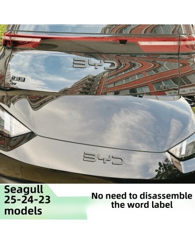 Para BYD Seagull 3D ABS pegatina emblema frontal de coche insignia cal