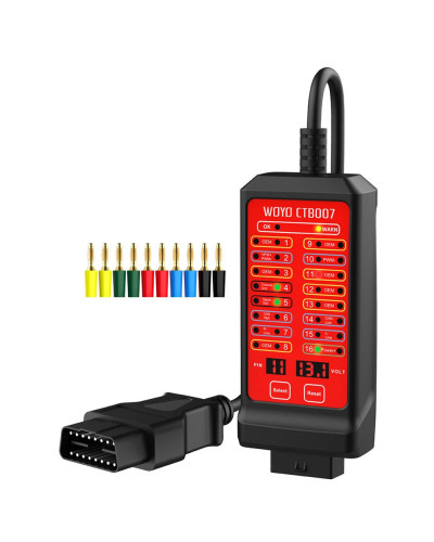 WOYO 12V 24V CAN Tester 16 Pin Break Out Box Detection CAN Bus Circuit