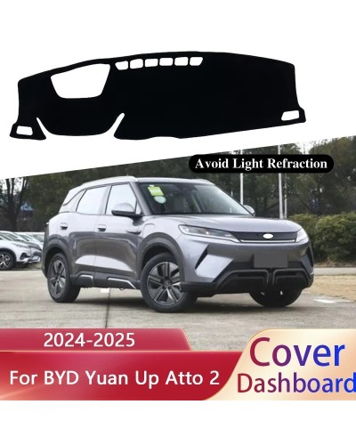 1x para BYD Yuan Up Atto 2 2024 2025 cubierta de tablero alfombrilla p