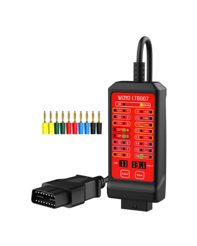 WOYO 12V 24V CAN Tester 16 Pin Break Out Box Detection CAN Bus Circuit