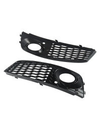 Malla de rejilla delantera para coche, cubierta de luz antiniebla, rejilla de nido de abeja, accesorios para Audi A4, B8, RS4, 2