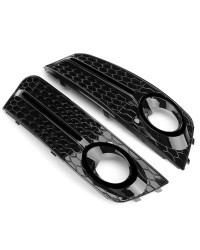 Malla de rejilla delantera para coche, cubierta de luz antiniebla, rejilla de nido de abeja, accesorios para Audi A4, B8, RS4, 2